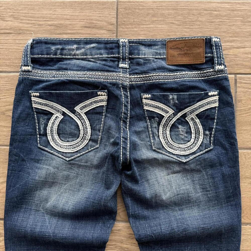 Y2K Boot Cut Big Star Liv  Western Cut Low Rise Denim Pants - Picture 4 of 8